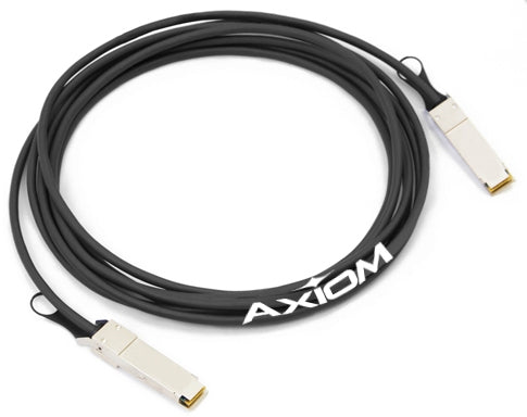 Axiom QSFP+ / QSFP+, 3m InfiniBand/fibre optic cable 118.1" (3 m) QSFP+ Black