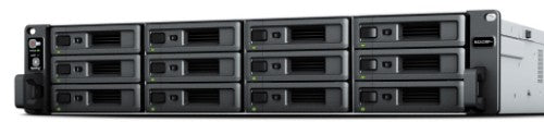 Synology RackStation RS2423+ NAS/storage server Rack (2U) Ryzen Embedded V1780B 8 GB DDR4 0 TB DiskStation Manager Black, Gray