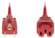 AddOn Networks ADD-N5152C15H14G6FRD power cable Red 70.9" (1.8 m) NEMA 5-15P C15 coupler