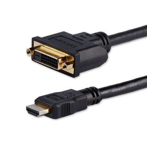 StarTech.com HDDVIMF8IN10PK video cable adapter 7.87" (0.2 m) HDMI Type A (Standard) DVI-D Black