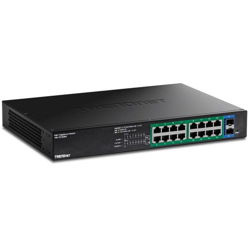 Trendnet TPE-TG182ES network switch Managed Gigabit Ethernet (10/100/1000) Power over Ethernet (PoE) Black