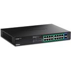 Trendnet TPE-TG182ES network switch Managed Gigabit Ethernet (10/100/1000) Power over Ethernet (PoE) Black