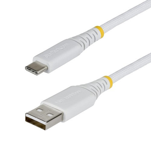 StarTech.com USB2AC3FBRWH USB cable USB 2.0 35.8" (0.91 m) USB A USB C 0.48 Gbit/s 15 W White