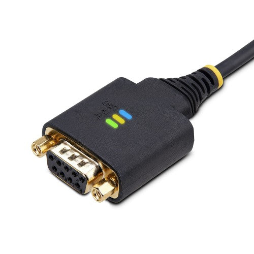 StarTech.com 1P10FFCN-USB-SERIAL serial cable Black 118.1" (3 m) USB Type-A DB-9