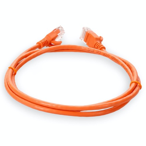 AddOn Networks ADD-1FSLCAT6A-OE networking cable Orange 11.8" (0.3 m) Cat6a U/UTP (UTP)