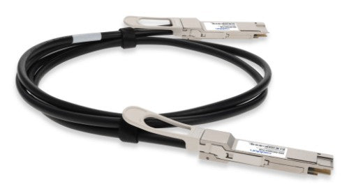 AddOn Networks ADD-Q4CIQ4JU-P1M InfiniBand/fibre optic cable 39.4" (1 m) QSFP-DD DAC Black, Silver