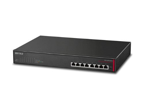 Buffalo BS-MP2008 network switch Managed L2 10G Ethernet (100/1000/10000) 19U Black