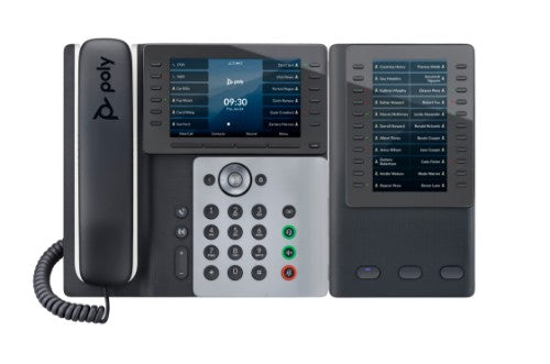 HP Poly Edge E500 IP Phone and PoE-enabled GSA/TAA