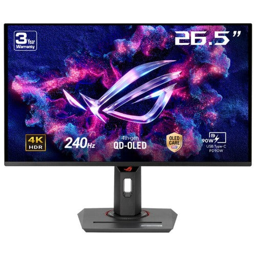 ASUS ROG Strix OLED XG27UCDMG computer monitor 26.5" 3840 x 2160 pixels 4K Ultra HD QD-OLED Black