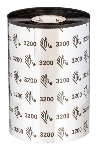 Zebra 3200 Wax/Resin thermal ribbon 2913.4" (74 m) Black