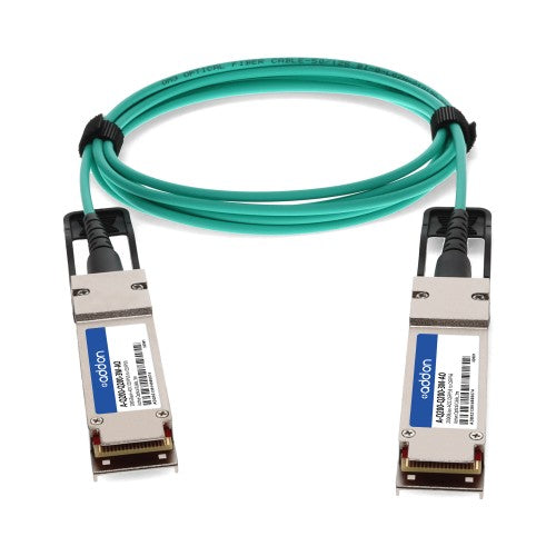 AddOn Networks A-Q200-Q200-3M-AO InfiniBand/fibre optic cable 118.1" (3 m) QSFP56 AOC Aqua color