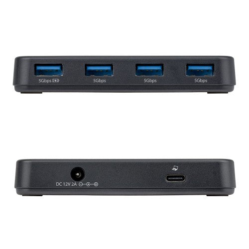 StarTech.com ST4300USB3V2-NA interface hub USB 3.2 Gen 1 (3.1 Gen 1) Type-C 5000 Mbit/s Black