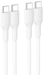 Belkin CAB023FQ1MWH2PK USB cable 39.4" (1 m) USB C White