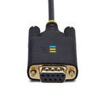 StarTech.com 1P3FFCNB-USB-SERIAL serial cable Black 39.4" (1 m) USB Type-A DB-9