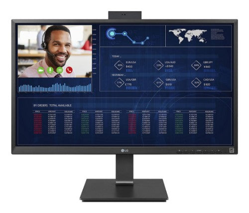 LG 27CQ651W-BP All-in-One PC/workstation Intel® Pentium® N6005 27" 1920 x 1080 pixels 4 GB DDR4-SDRAM 256 GB SSD Windows 10 IoT Enterprise Wi-Fi 6 (802.11ax) Black