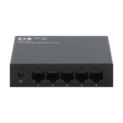 Eaton NG5-1 network switch Unmanaged Gigabit Ethernet (10/100/1000) Desktop/Wall-Mounting Black
