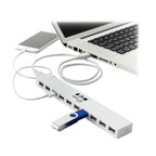 Tripp Lite U360-010C-2X3 interface hub USB 3.2 Gen 1 (3.1 Gen 1) Micro-B 5000 Mbit/s White