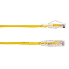 Black Box C6APC28-YL-01 networking cable Yellow 11.8" (0.3 m) Cat6a U/UTP (UTP)