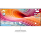 MSI Pro MP341CQW E12 computer monitor 34" 3440 x 1440 pixels UltraWide Quad HD White