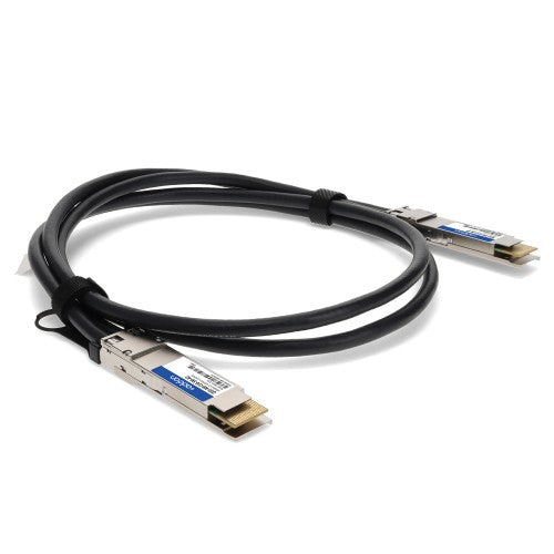 AddOn Networks QDD-400-CU0-5M-AO InfiniBand/fibre optic cable 19.7" (0.5 m) QSFP-DD DAC Black