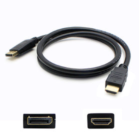 AddOn Networks DISPORT2HDMIMM10F video cable adapter 120.1" (3.05 m) DisplayPort HDMI Type A (Standard) Black