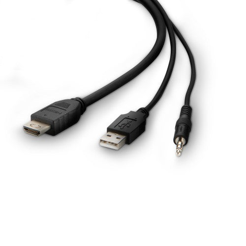 Belkin F1DN1CCBL KVM cable Black 118.1" (3 m)
