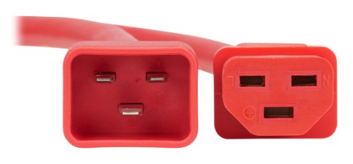 Eaton P035-006-ARD power cable Red 70.9" (1.8 m) IEC C20 C21 coupler