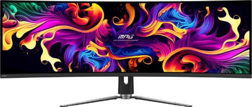 MSI MPG 491CQP QD-OLED computer monitor 49" 5120 x 1440 pixels Dual WQHD Black
