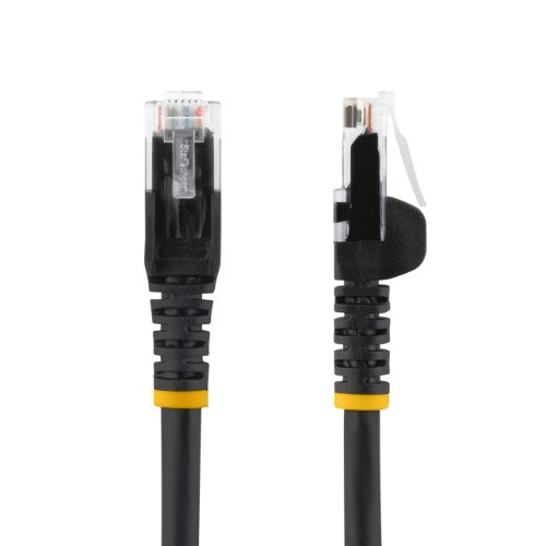 StarTech.com N6LPATCH6INBK networking cable Black 5.91" (0.15 m) Cat6 U/UTP (UTP) Round