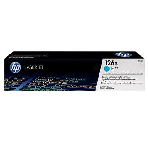 CE311A (126A) Toner cyan, 1000 pages