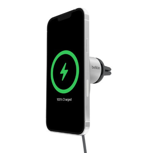 Belkin BoostCharge Pro Smartphone Silver, White USB Wireless charging Fast charging Auto