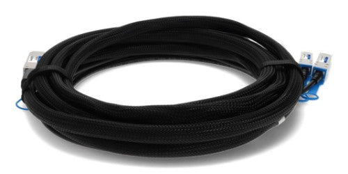 AddOn Networks ADD-QMXSCI-PDAC1M InfiniBand/fibre optic cable 39.4" (1 m) QSFP+ 4x SFP+ DAC Black, Stainless steel