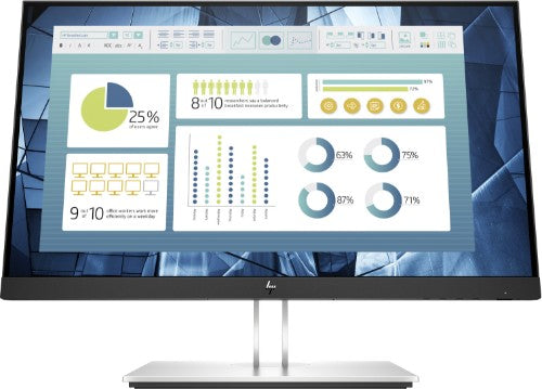 HP E-Series E22 G4 computer monitor 21.5" 1920 x 1080 pixels Full HD LCD Black, Silver