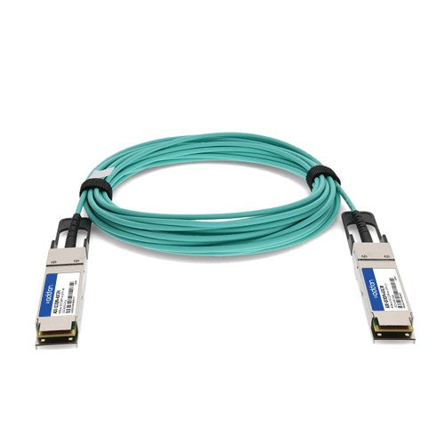 AddOn Networks ADD-QCIQPA-AOC2M InfiniBand/fibre optic cable 78.7" (2 m) QSFP+ Aqua color