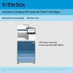 HP LaserJet Enterprise 8801z Multifunction Color Printer, Only Ethernet; Duplex; Copier, Scanner