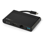 StarTech.com DKT30CHVCM laptop dock/port replicator Wired USB 3.2 Gen 1 (3.1 Gen 1) Type-C Black