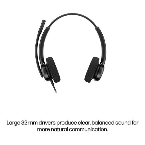 HP Poly Mission 425 Stereo USB Wired Headset Classic (Bulk)