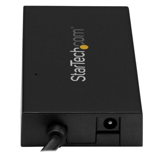 StarTech.com HB30A3A1CSFS interface hub USB 3.2 Gen 1 (3.1 Gen 1) Type-A 5000 Mbit/s Black