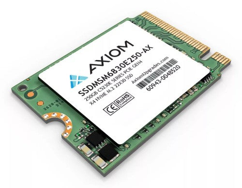 Axiom SSDMSM6830E250-AX internal solid state drive 250 GB M.2 PCI Express 4.0 NVMe 3D NAND