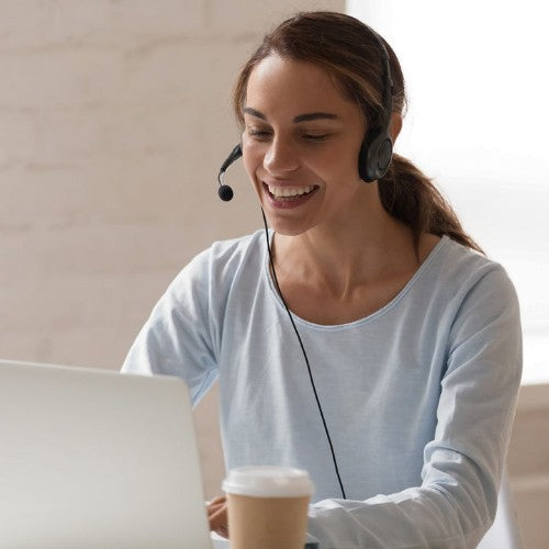 Centon OB-ANK headphones/headset Wired Head-band Office/Call center USB Type-A Black