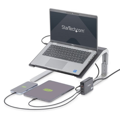 StarTech.com DCH1C3A mobile device charger Universal Black AC Indoor