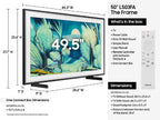 Samsung The Frame QN50LS03FAF 50" 4K Ultra HD Smart TV Wi-Fi Black