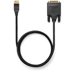Kensington DisplayPort 1.1 (M) to DVI-D (M) Passive Unidirectional Cable, 6ft