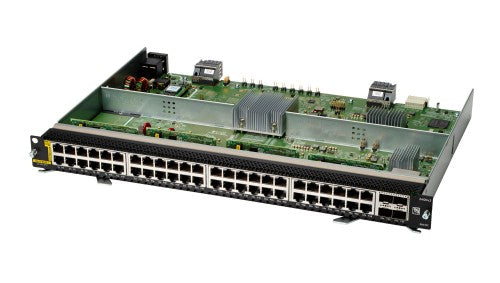 HPE Aruba Networking CX 6400 48-port 1GbE Class 4 PoE and 4-port SFP56 v2 Module