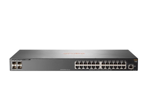HPE Aruba Networking Aruba 2930F 24G 4SFP Managed L3 Gigabit Ethernet (10/100/1000) 1U Gray