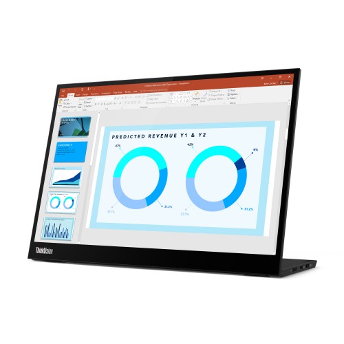 Lenovo ThinkVision M14d computer monitor 14" 2240 x 1400 pixels 2.2K LED Black