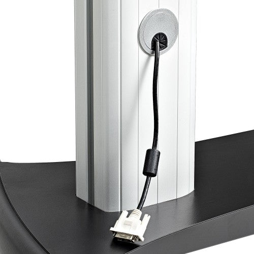 StarTech.com STNDMTVDUO TV mount 60" Black, Silver