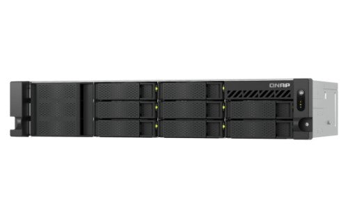 QNAP TS-855EU-RP-8G-US NAS/storage server Rack (2U) Intel Atom® C5125 8 GB DDR4 0 TB QuTS hero Black