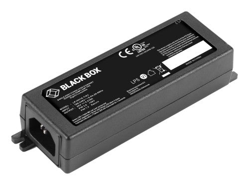 Black Box LPJ001A-T-R2 PoE adapter Gigabit Ethernet