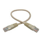 Tripp Lite N002-001-WH networking cable White 11.8" (0.3 m) Cat5e U/UTP (UTP)